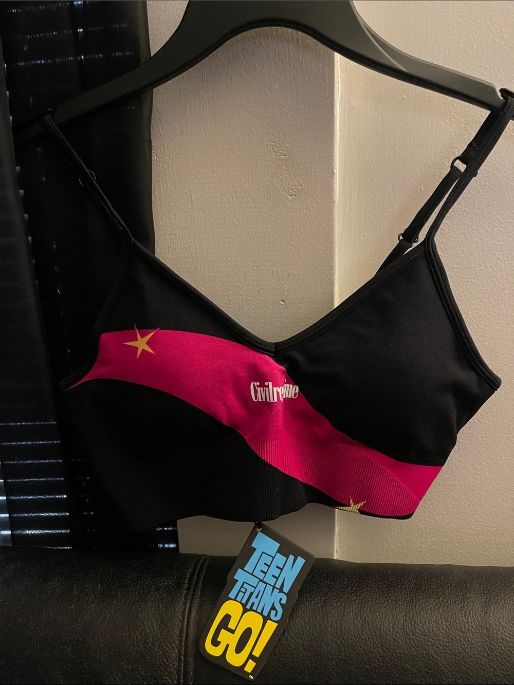 Civil Regime x Teen Titans Go Starfire Seamless Sports Bra Women’s Medium NWT